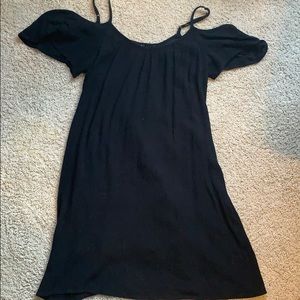 Off shoulder black dress